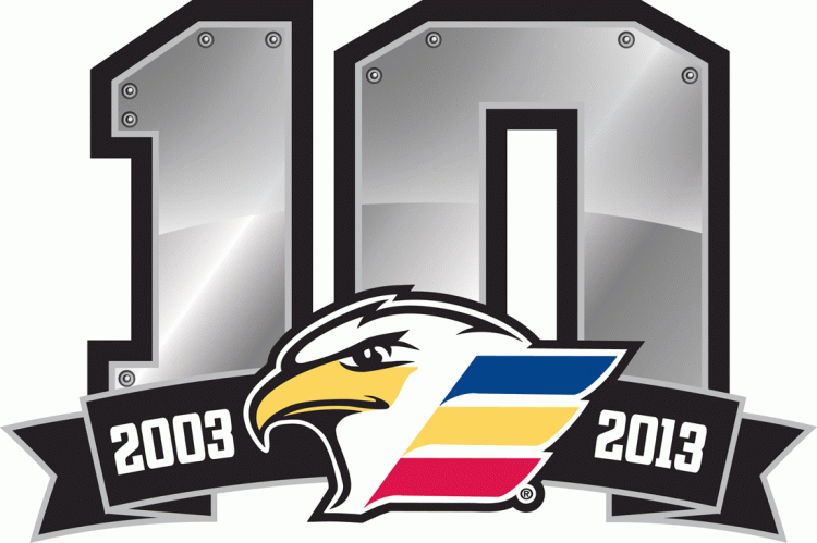 colorado eagles 2012 anniversary logo iron on transfers for T-shirts
